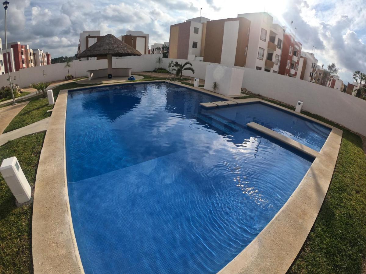 Departamento Equipado Appartement Cancún Buitenkant foto